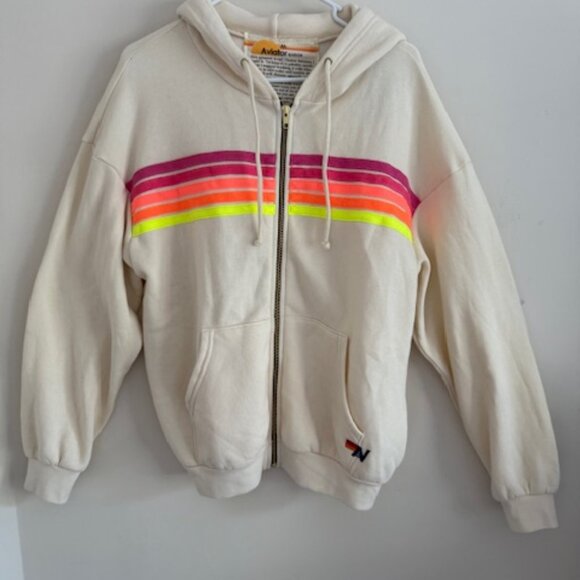Aviator nation 5 stripe hoodie new with tags - Picture 3 of 8